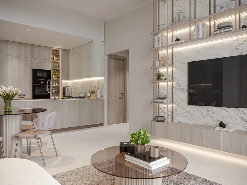 Interior at Seraph By Wadan in Dubailand Residence Complex Dubai