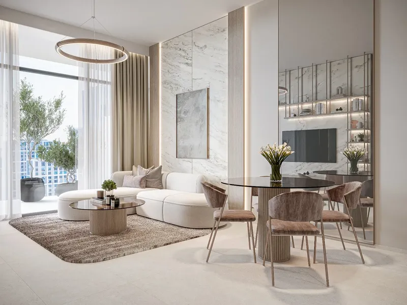 Interior at Seraph By Wadan in Dubailand Residence Complex Dubai