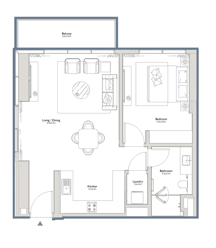 Palma Holding Serenia District East Residences floor plan