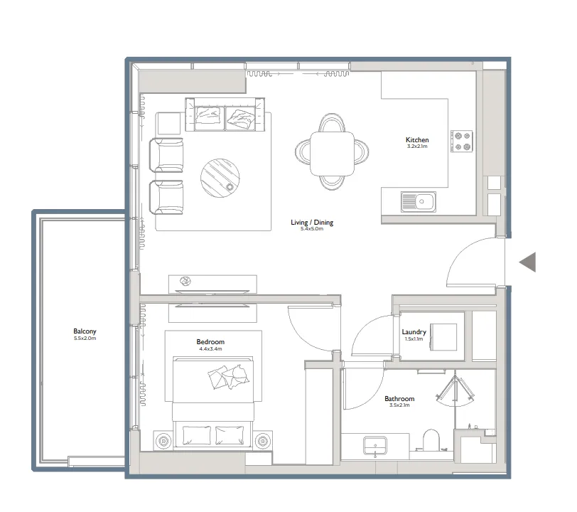 Palma Holding Serenia District East Residences floor plan