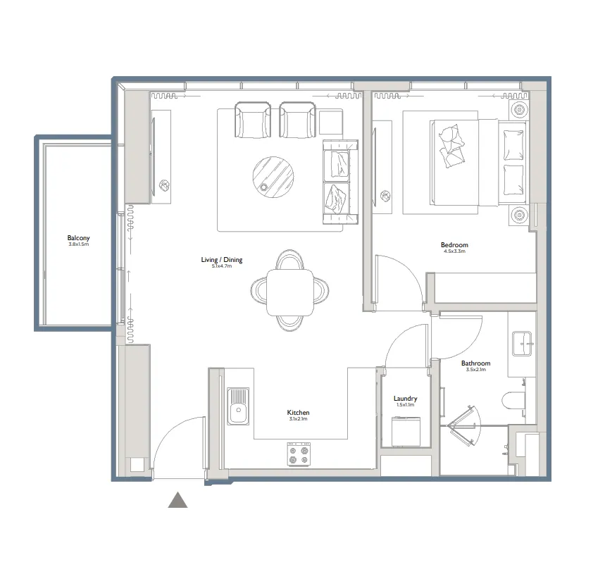Palma Holding Serenia District East Residences floor plan