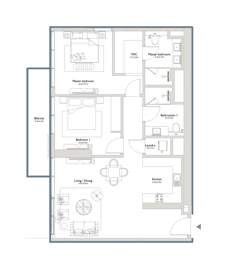 Palma Holding Serenia District East Residences floor plan