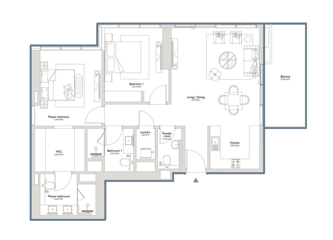 Palma Holding Serenia District East Residences floor plan