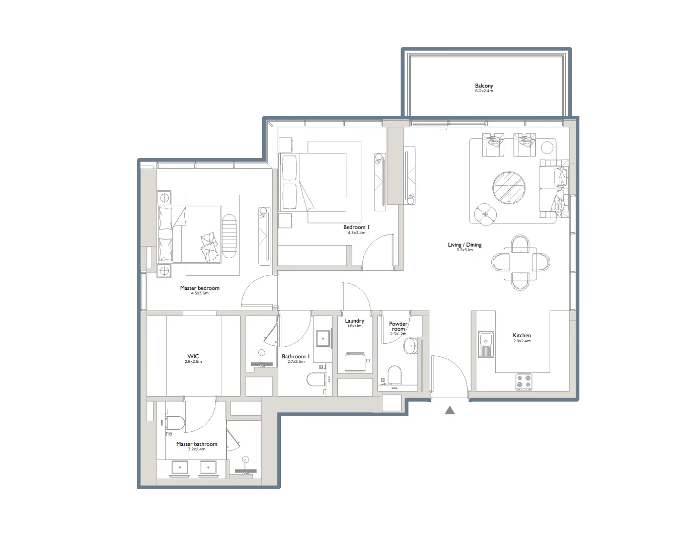 Palma Holding Serenia District East Residences floor plan