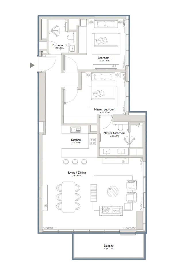 Palma Holding Serenia District East Residences floor plan