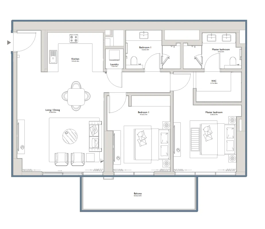 Palma Holding Serenia District East Residences floor plan