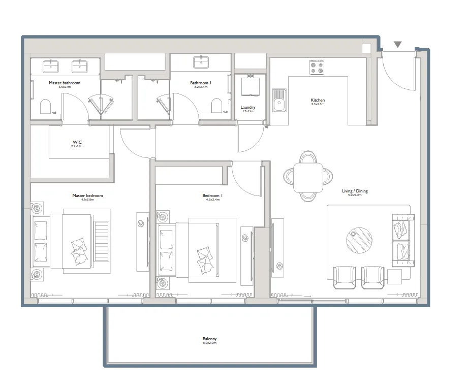 Palma Holding Serenia District East Residences floor plan