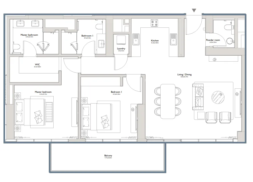 Palma Holding Serenia District East Residences floor plan