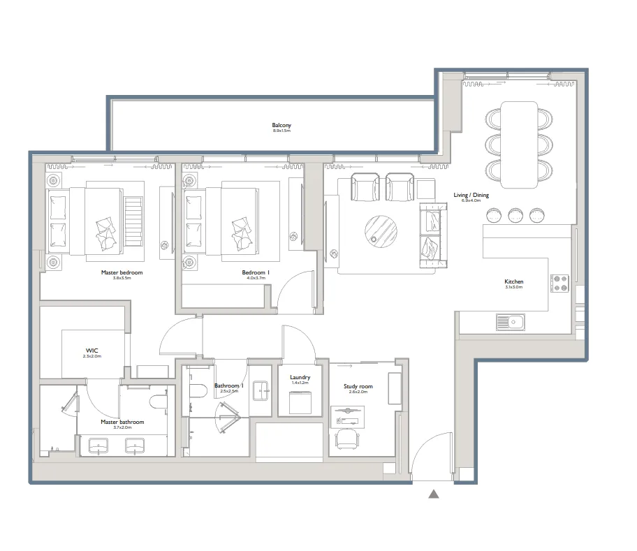 Palma Holding Serenia District East Residences floor plan