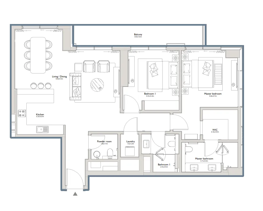 Palma Holding Serenia District East Residences floor plan