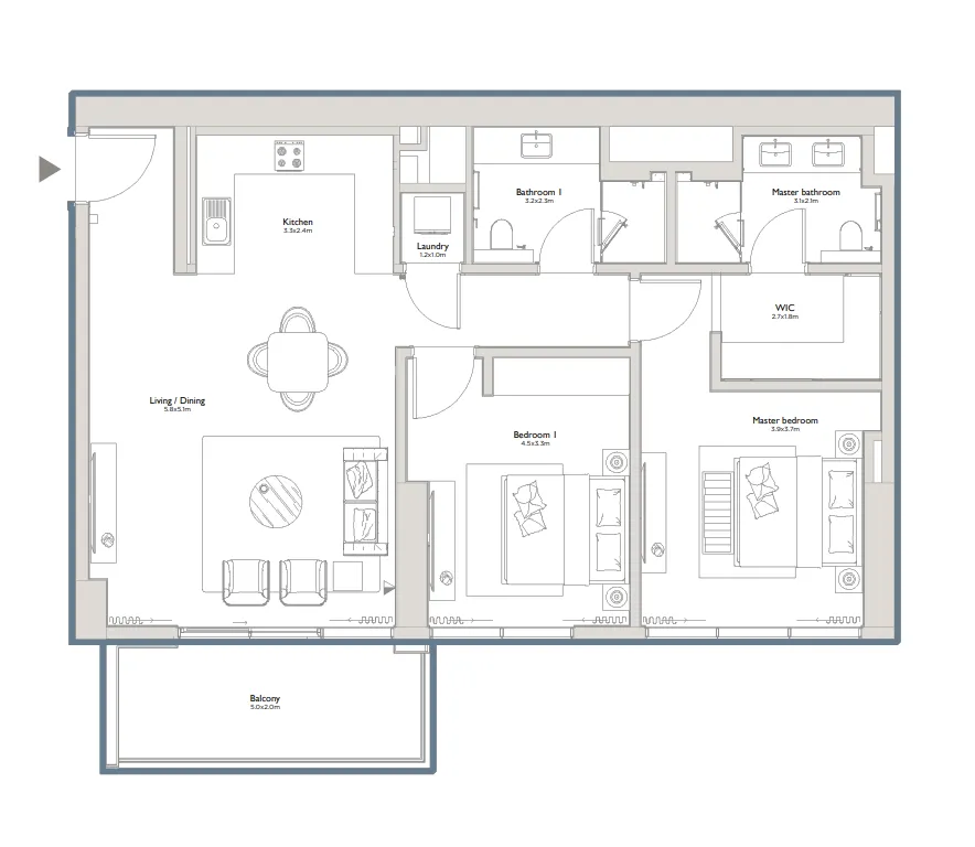 Palma Holding Serenia District East Residences floor plan