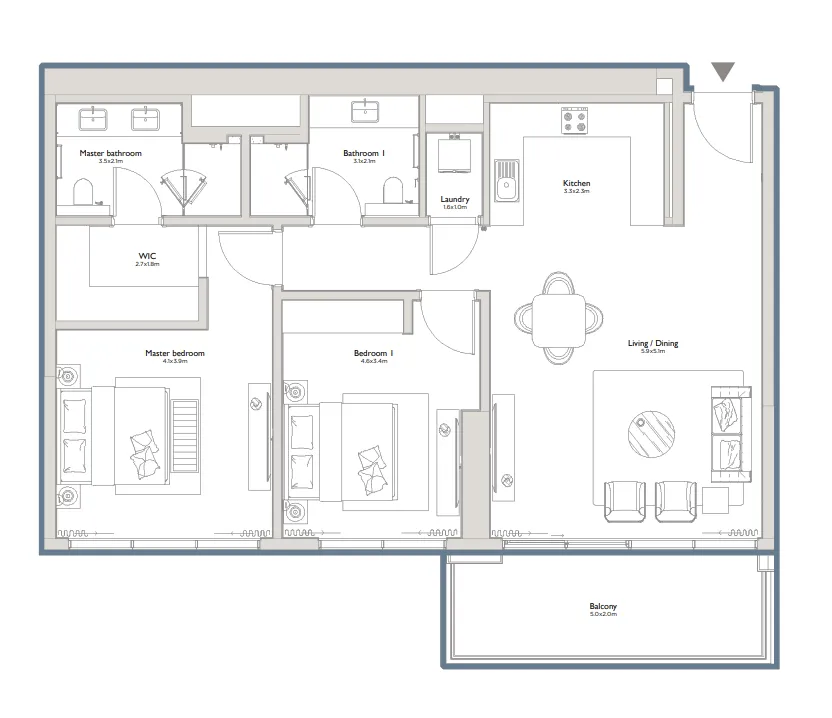 Palma Holding Serenia District East Residences floor plan