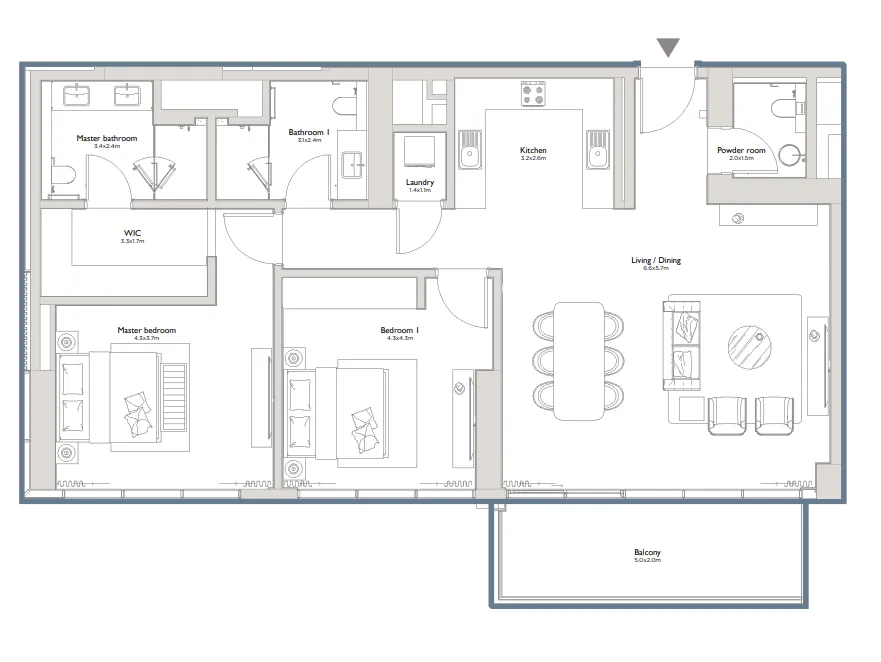 Palma Holding Serenia District East Residences floor plan