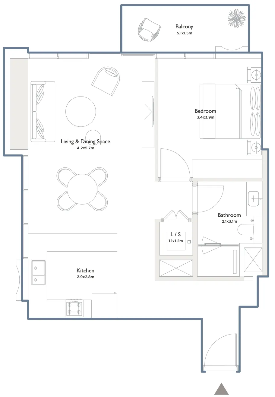 Palma Holding Serenia District West Residence floor plan