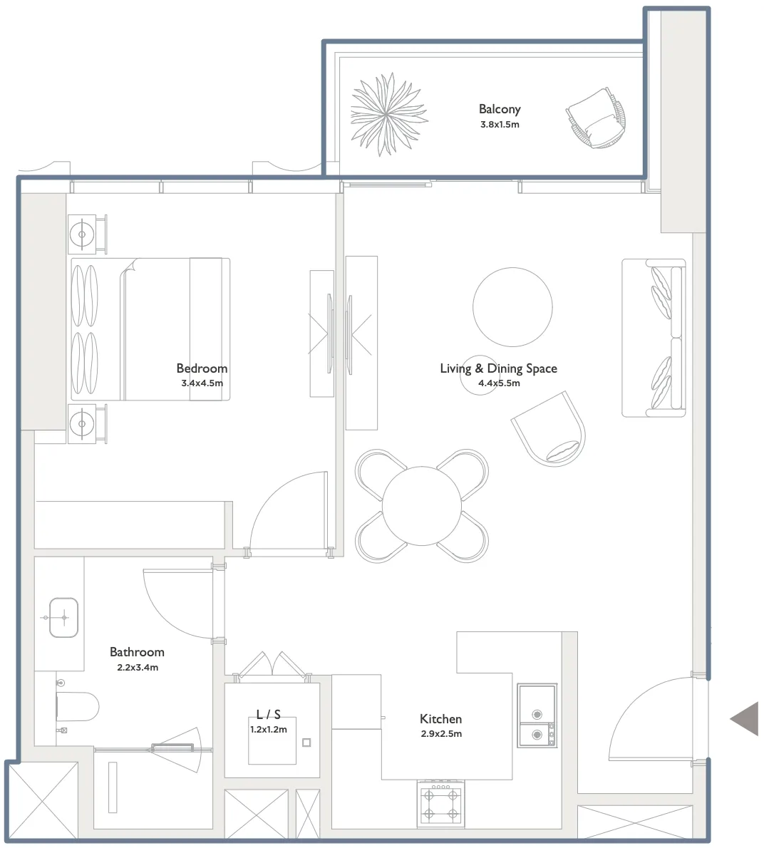 Palma Holding Serenia District West Residence floor plan