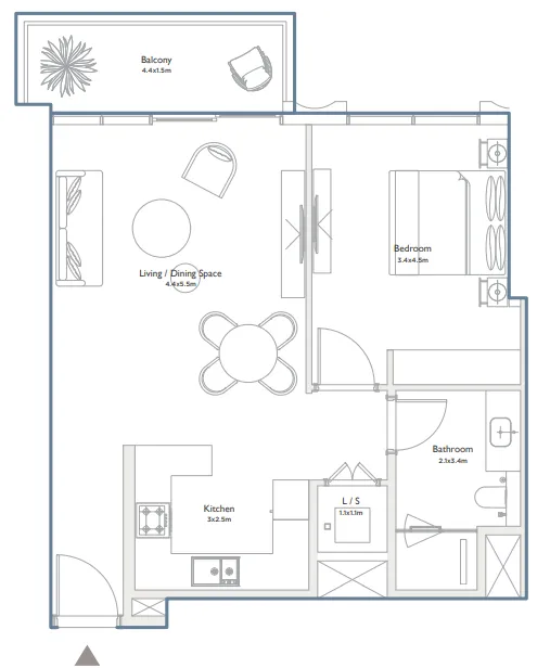 Palma Holding Serenia District West Residence floor plan