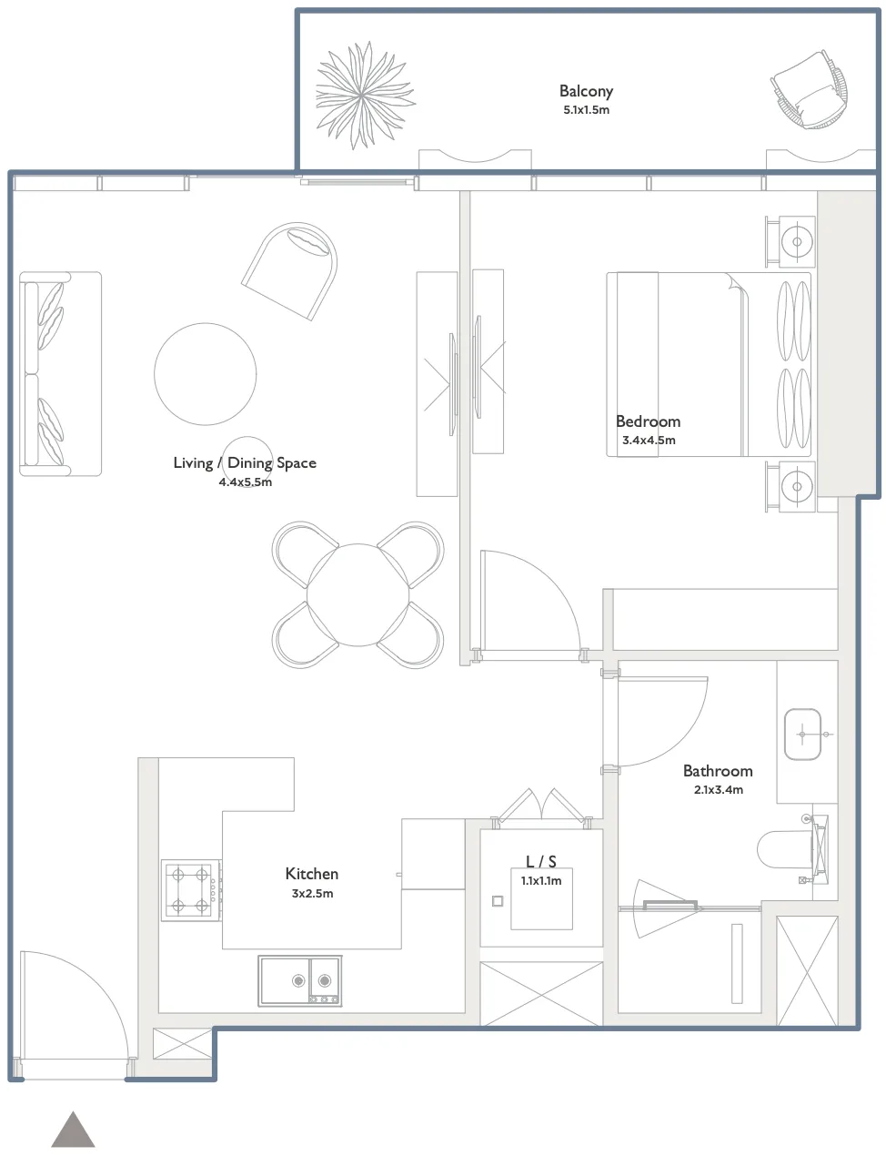 Palma Holding Serenia District West Residence floor plan