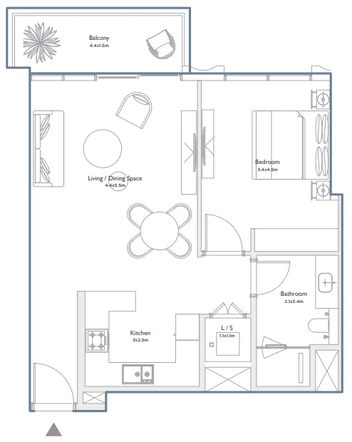 Palma Holding Serenia District West Residence floor plan