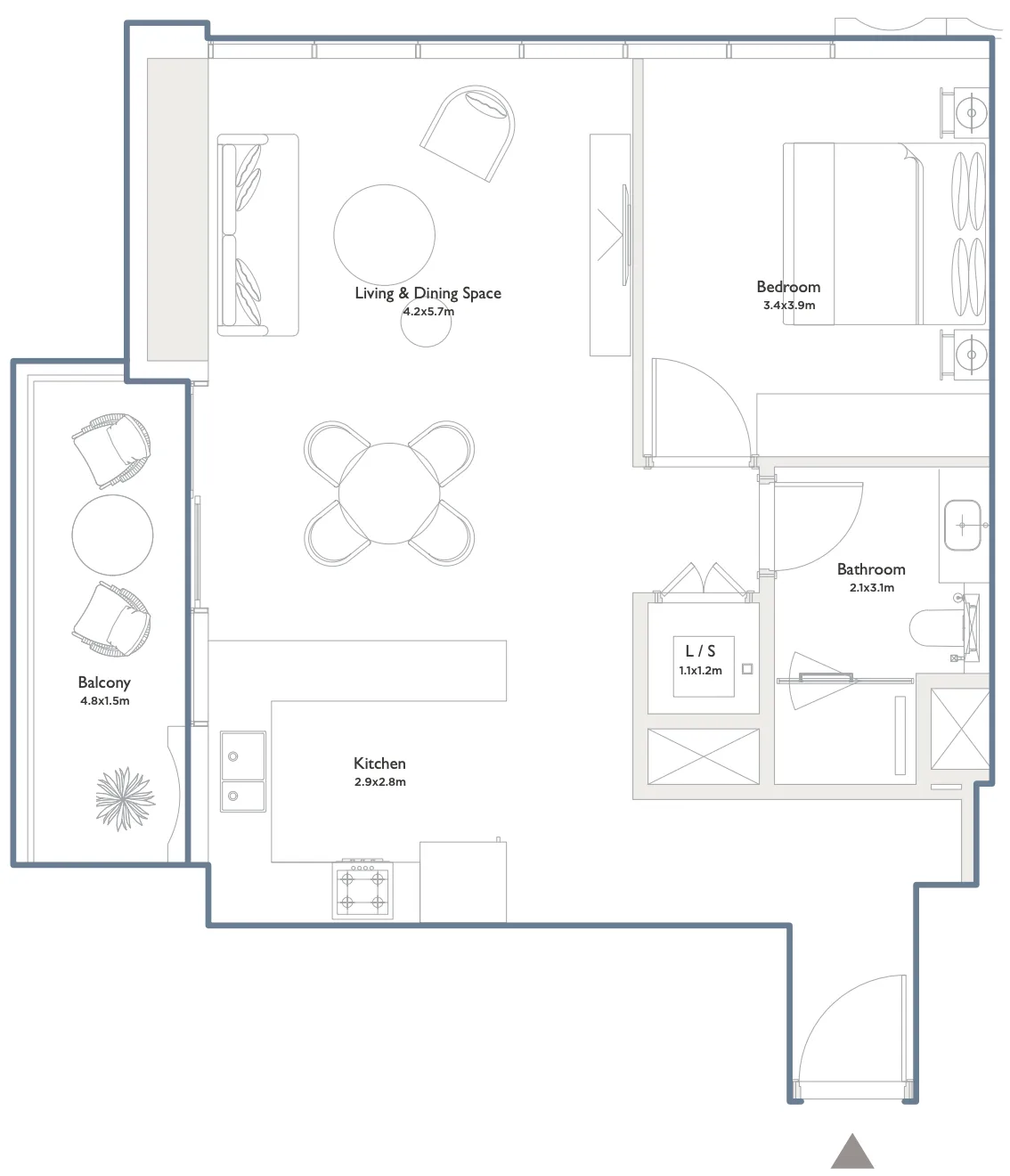 Palma Holding Serenia District West Residence floor plan