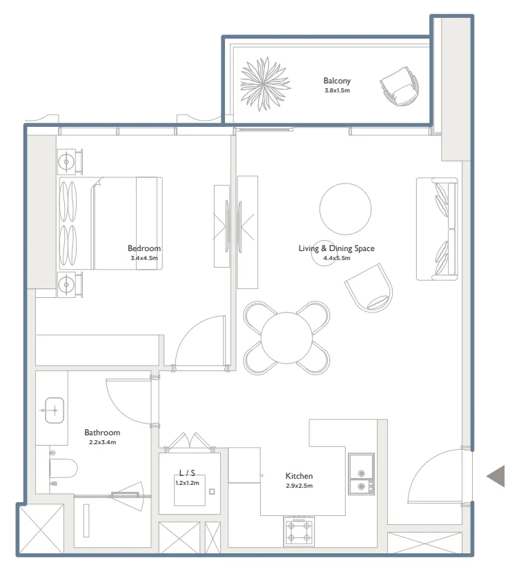 Palma Holding Serenia District West Residence floor plan