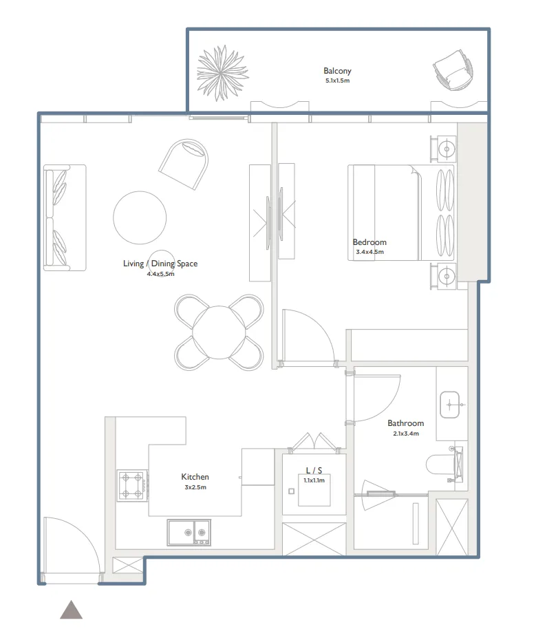 Palma Holding Serenia District West Residence floor plan