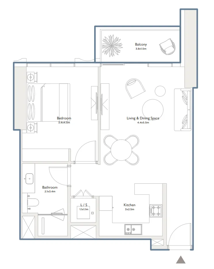 Palma Holding Serenia District West Residence floor plan