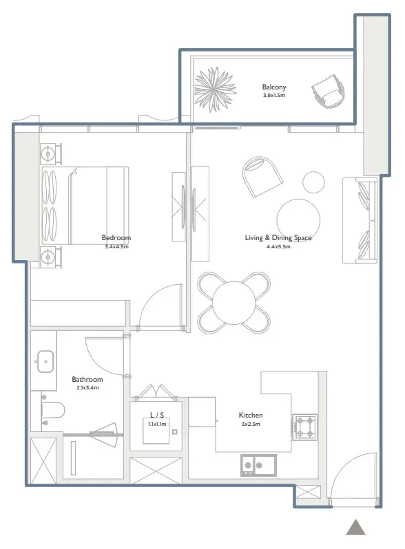 Palma Holding Serenia District West Residence floor plan
