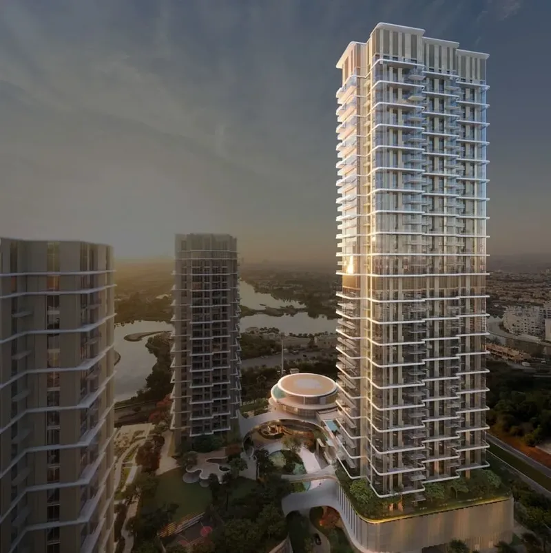 Exterior at Serenia District West Residence in Jumeirah Islands Dubai