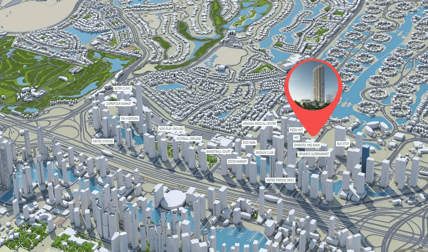 Palma Holding Serenia District West Residence master plan