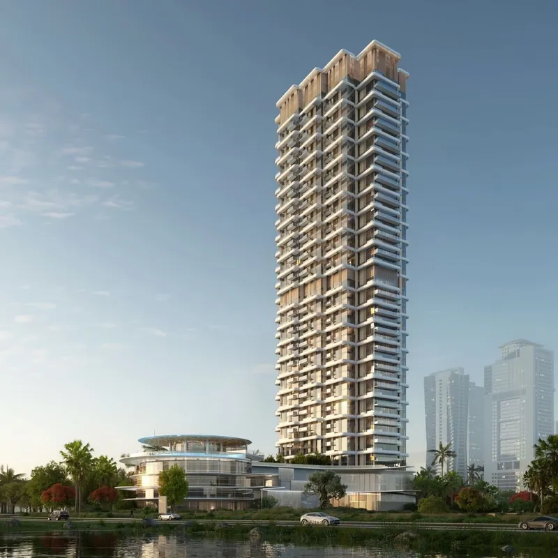 Exterior at Serenia District West Residence in Jumeirah Islands Dubai