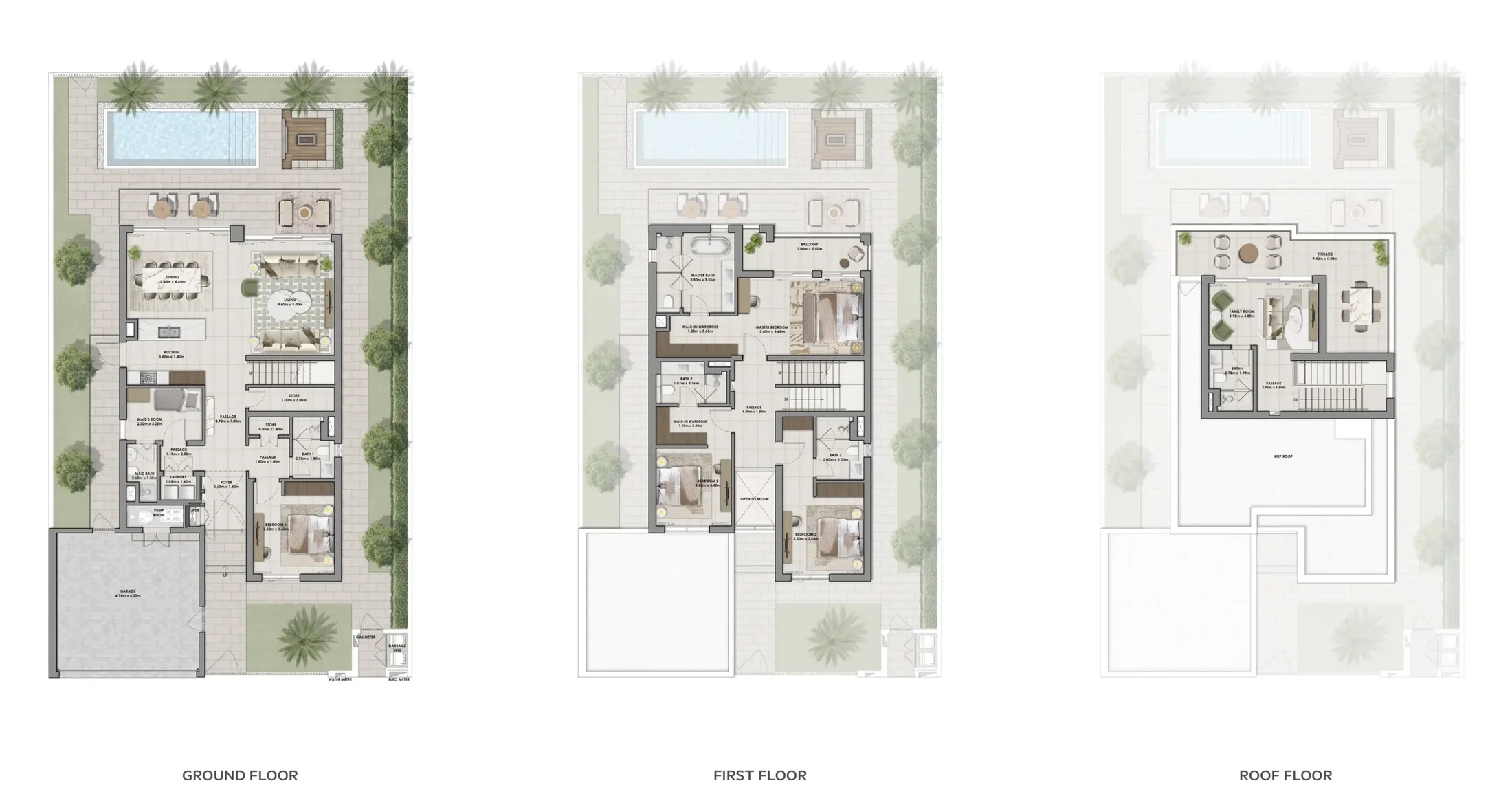 Emaar Serro floor plan