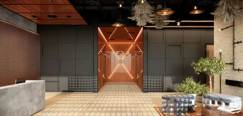 Lobby at Seslia Tower in JVT (Jumeirah Village Triangle) Dubai
