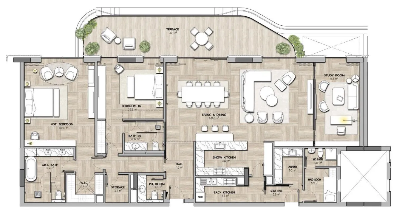IMKAN Properties Sha Residence Emirates floor plan
