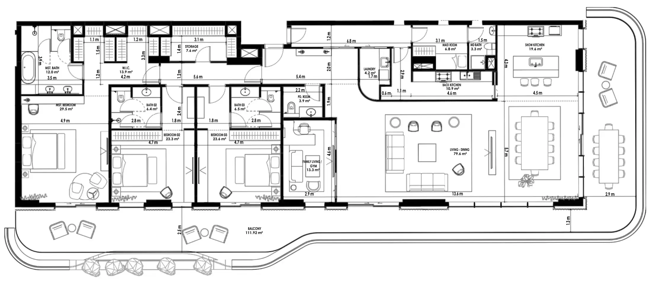 IMKAN Properties Sha Residence Emirates floor plan