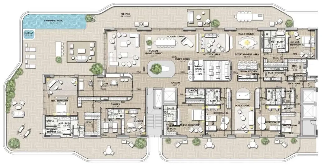 IMKAN Properties Sha Residence Emirates floor plan