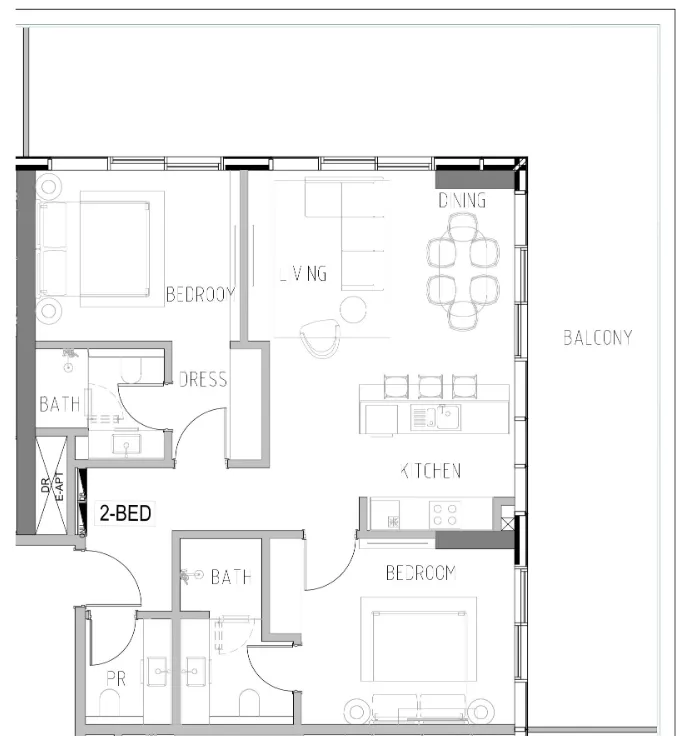 DAMAC Shoreline floor plan