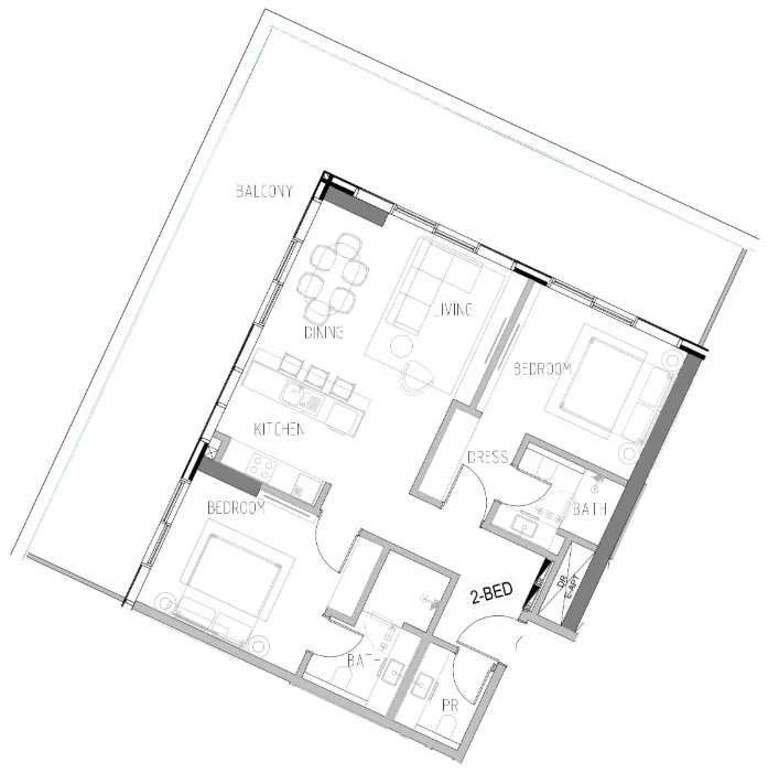 DAMAC Shoreline floor plan