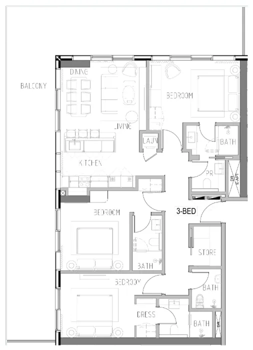 DAMAC Shoreline floor plan