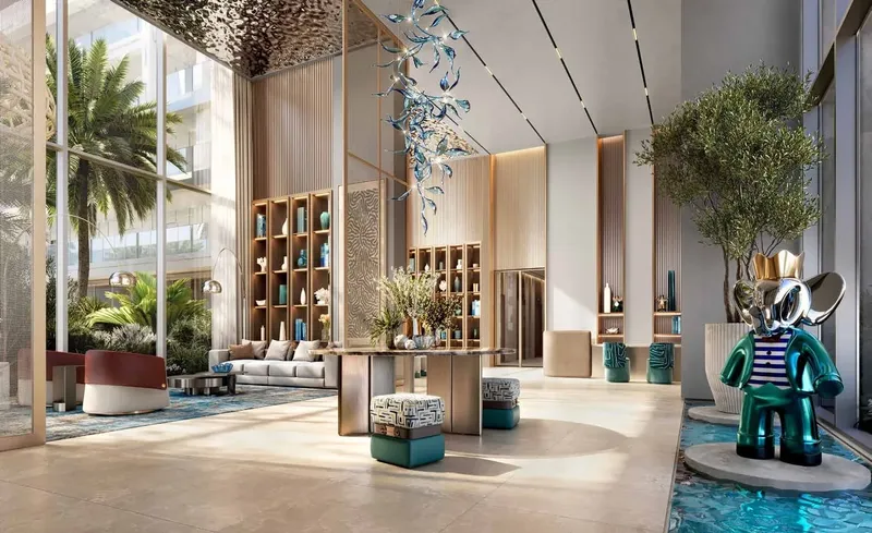 Lobby at Shoreline in Al Marjan Island Ras Al Khaimah