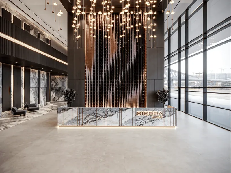 Lobby at Sierra by Iman in Dubai Motor City Dubai