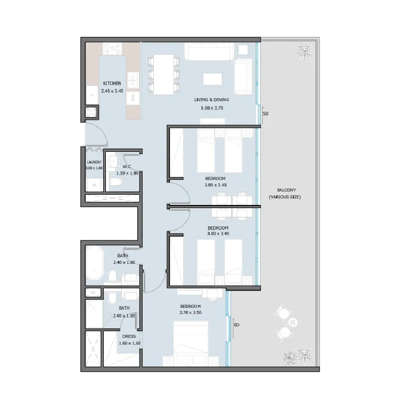 Reportage Properties Sila floor plan