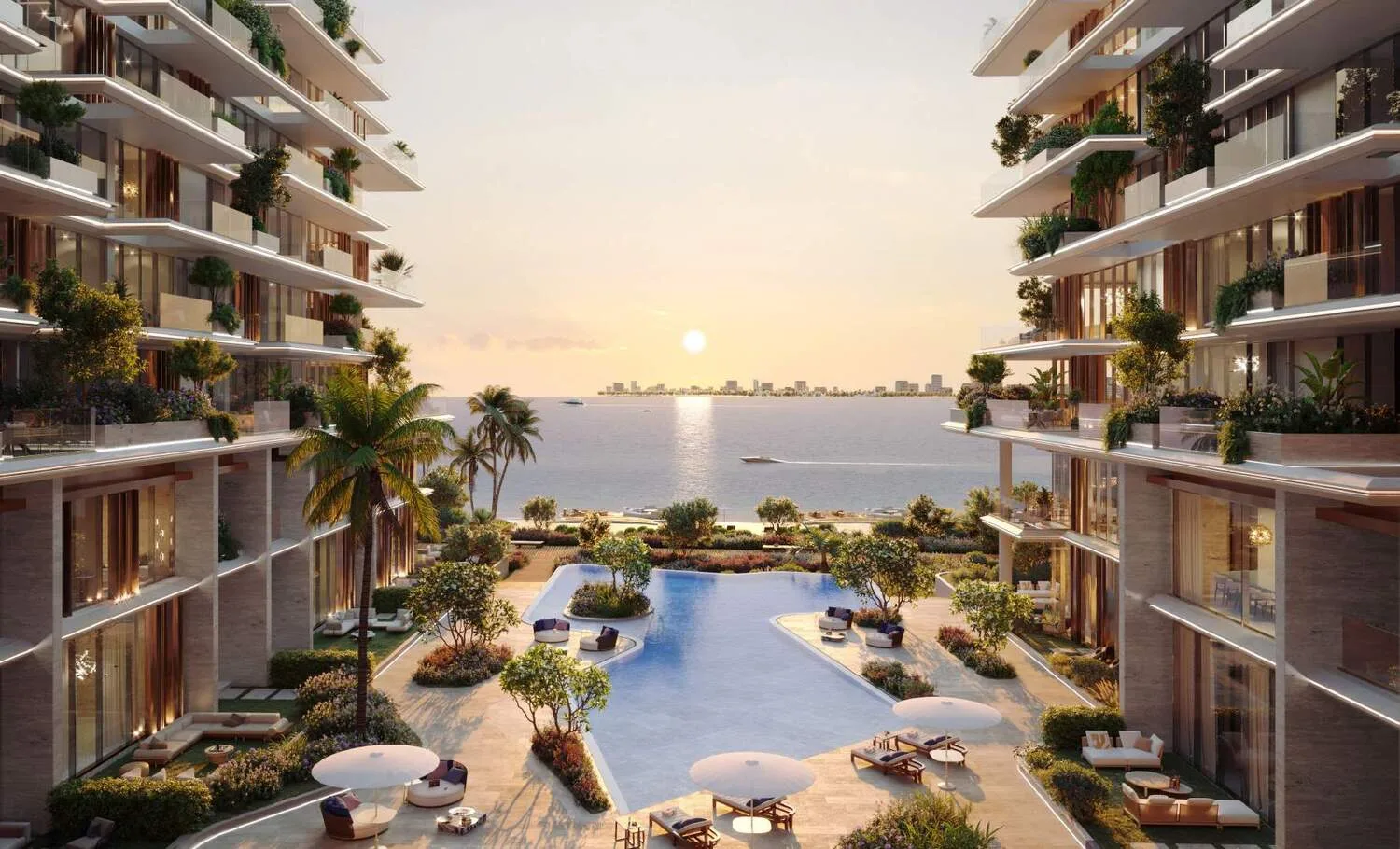 Exterior at Silena Residences in Dubai Islands Dubai
