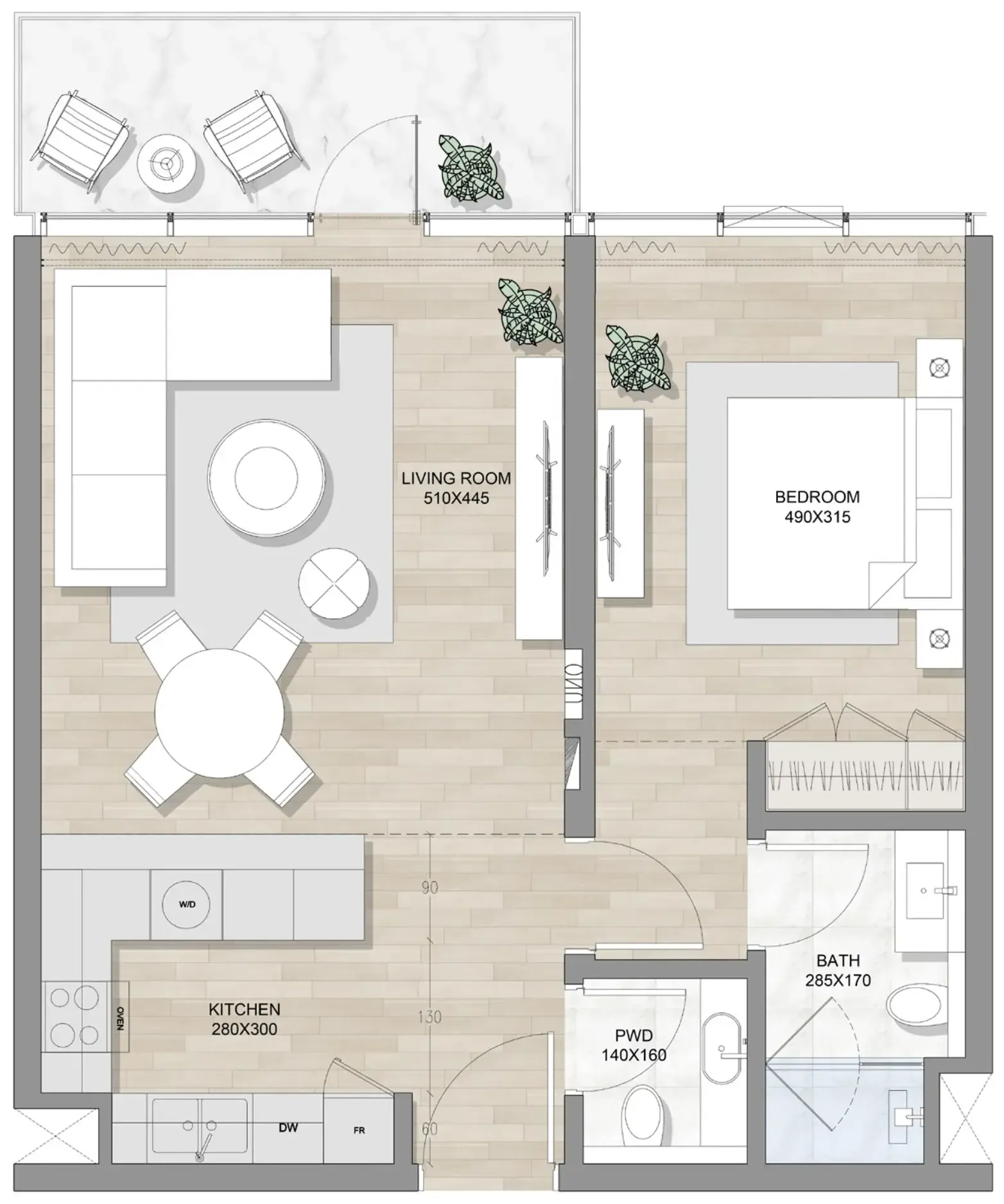 RAK Properties Skai Mina floor plan