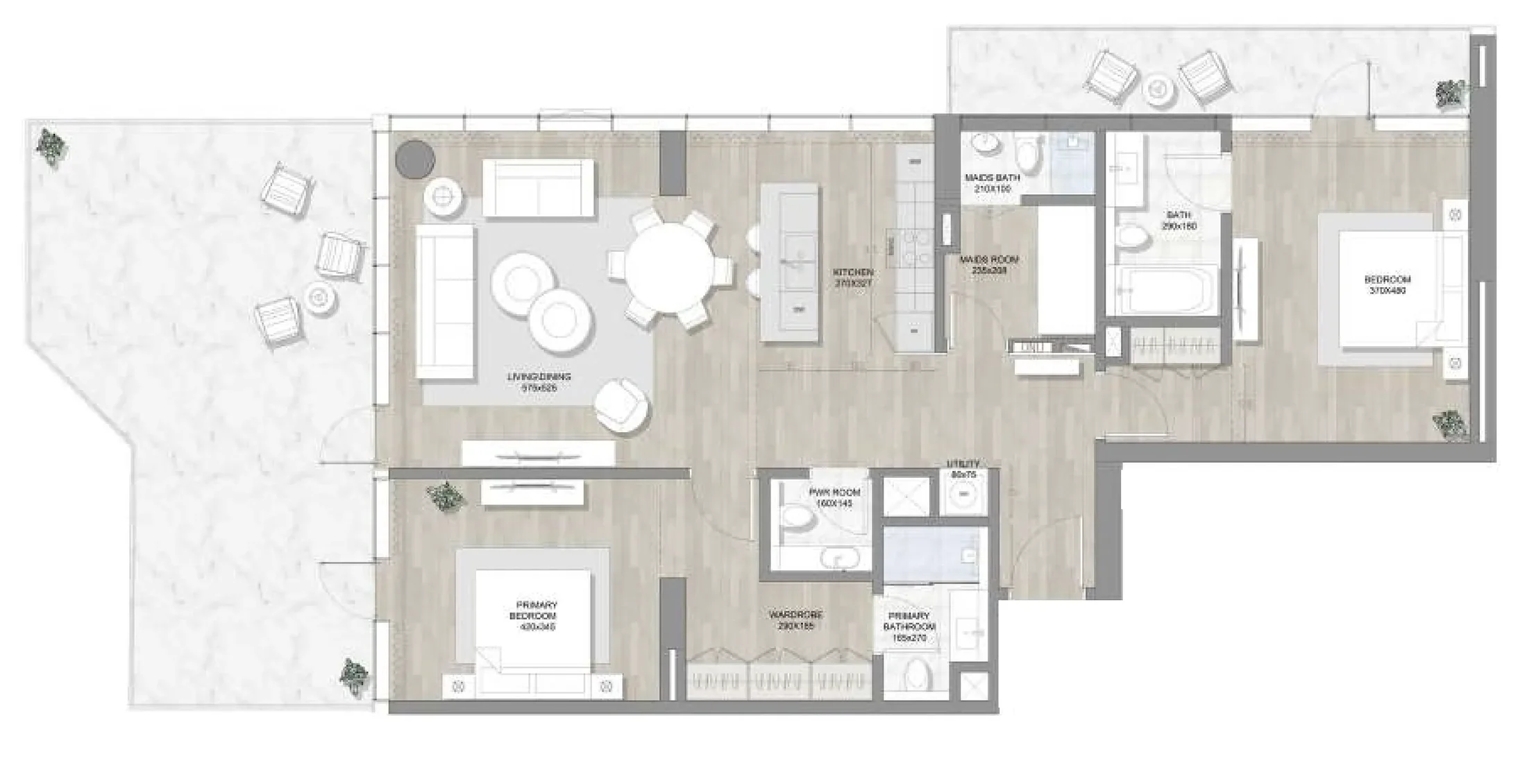 RAK Properties Skai Mina floor plan