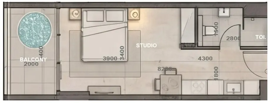 Peace Homes Development Sky Harmony floor plan