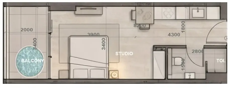 Peace Homes Development Sky Harmony floor plan