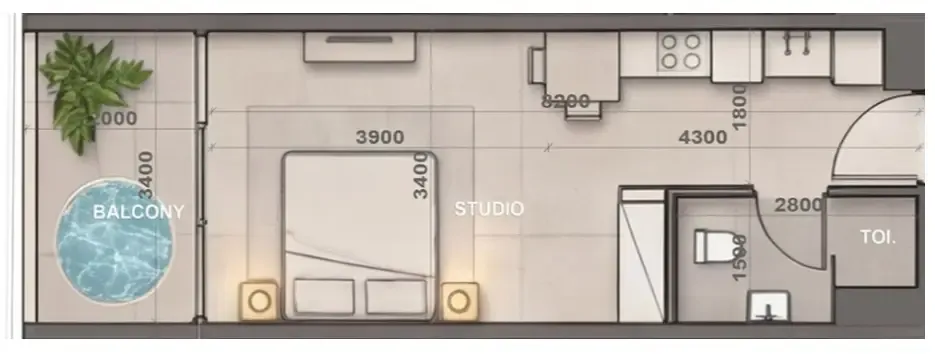 Peace Homes Development Sky Harmony floor plan