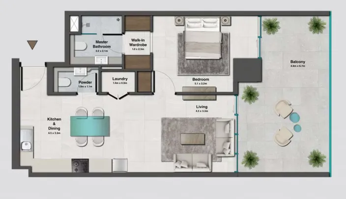 HRE Development Sky Hills Residence 2 floor plan