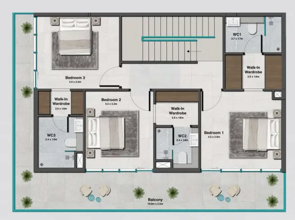 HRE Development Sky Hills Residence 2 floor plan