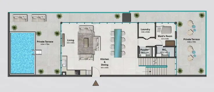 HRE Development Sky Hills Residence 2 floor plan
